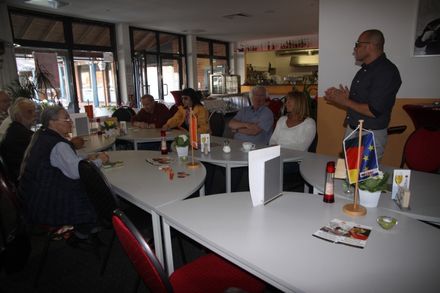 11. April 2018 Bürgerstammtisch in Großziethen (Gemeine Schönefeld)